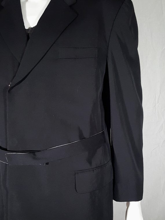 vintage Comme des Garcons Homme black belted blazer AD 1994 180424