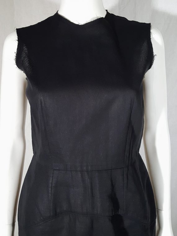 vintage Comme des Garcons black dress with padded hips fall 1998 182239