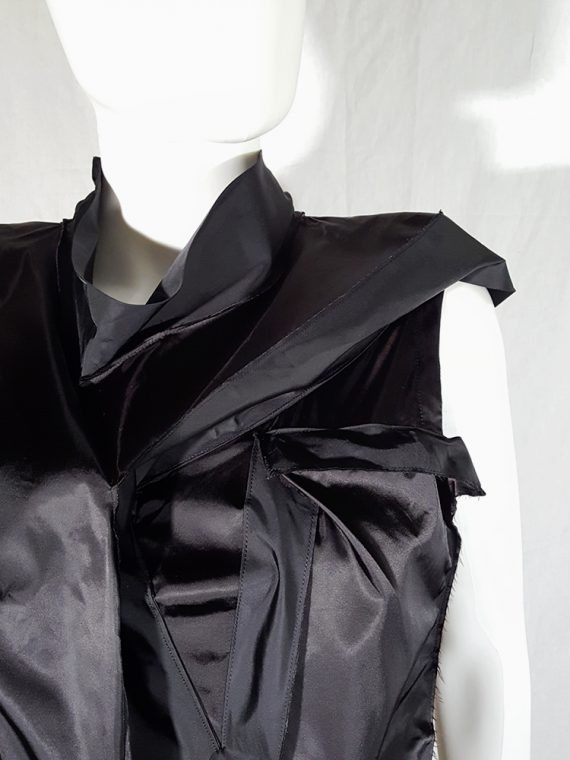 vintage Issey Miyake black dress with 3D block panels 181434