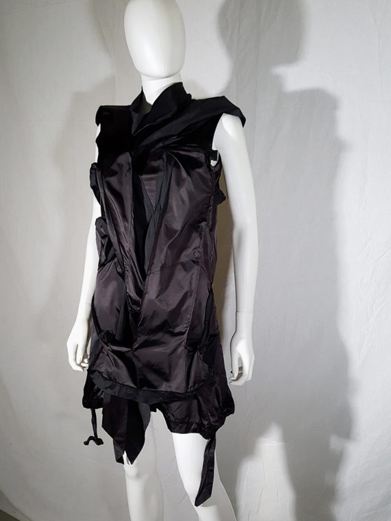 vintage Issey Miyake black dress with 3D block panels 181500