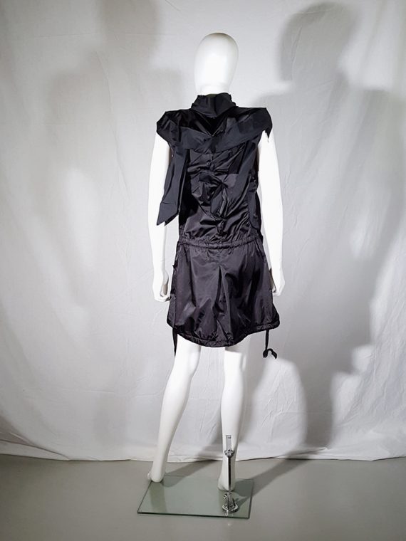 vintage Issey Miyake black dress with 3D block panels 181643