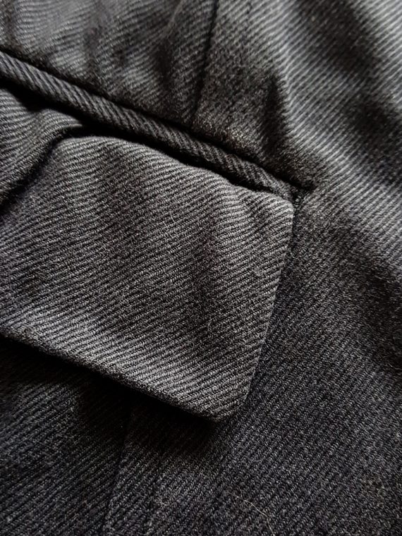 vintage Comme des Garçons black waistcoat spring 1987 121638