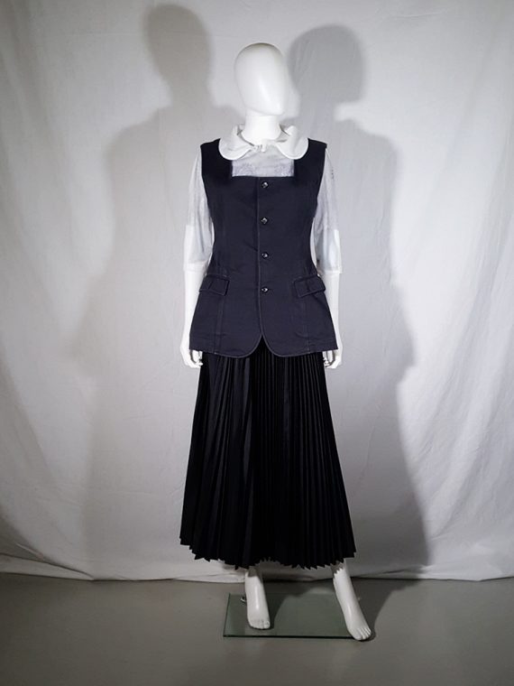 vintage Comme des Garçons black waistcoat spring 1987 171322(0)