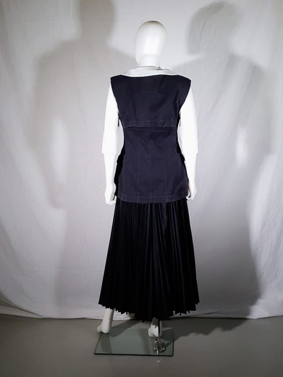 vintage Comme des Garçons black waistcoat spring 1987 171600
