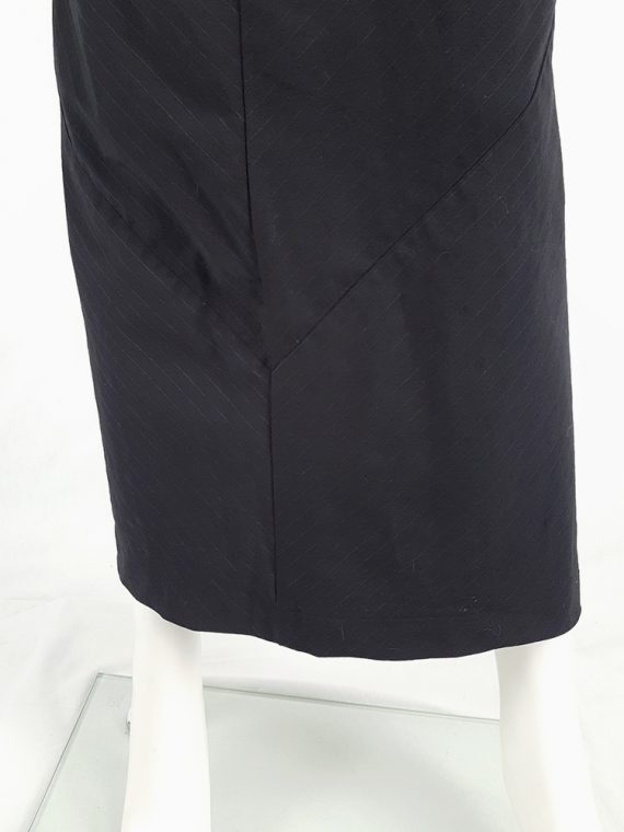 vintage Comme des Garcons robe de chambre black deformed maxi dress AD 1999 104317
