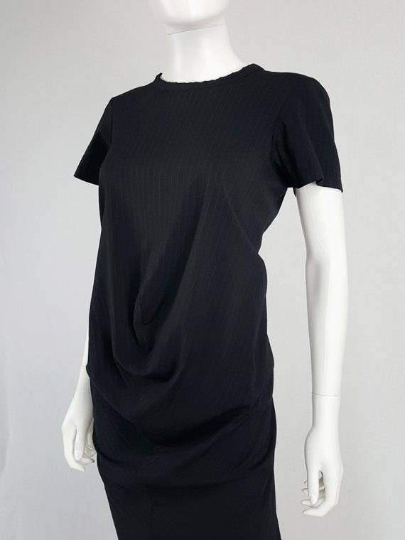 vintage Comme des Garcons robe de chambre black deformed maxi dress AD 1999 104329