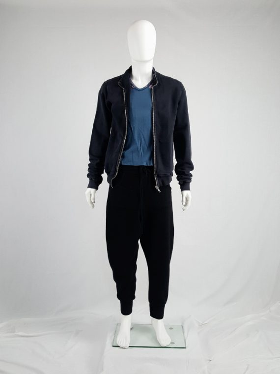 vintage Rick Owens DRKSHDW black zipper sweatshirt 11192