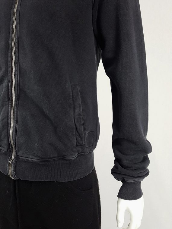 vintage Rick Owens DRKSHDW black zipper sweatshirt 112139