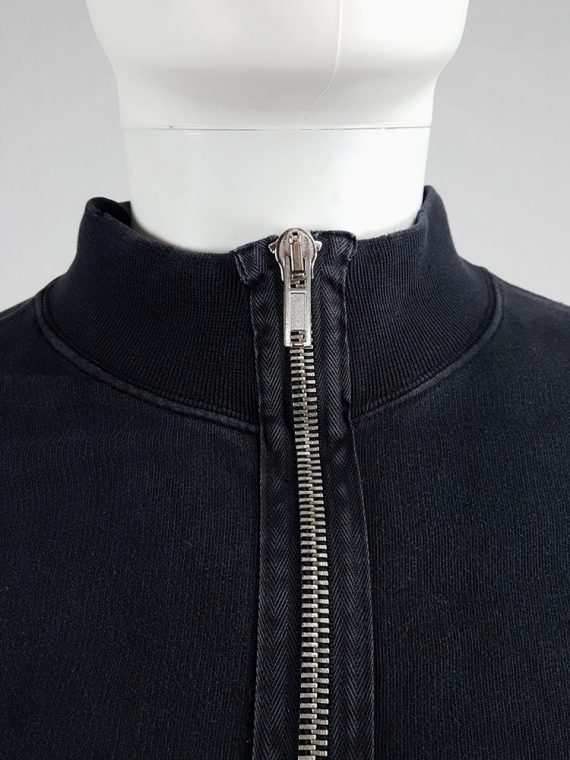 vintage Rick Owens DRKSHDW black zipper sweatshirt 112149