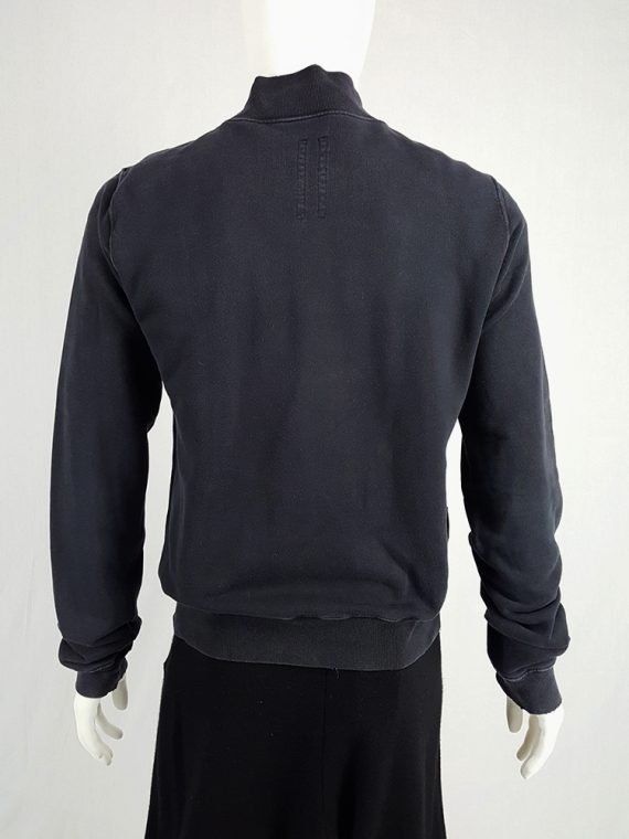 vintage Rick Owens DRKSHDW black zipper sweatshirt 112252