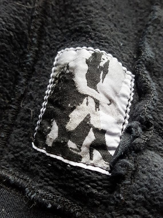 vintage Rick Owens DRKSHDW black zipper sweatshirt 112615