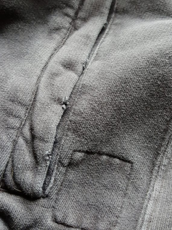 vintage Rick Owens DRKSHDW black zipper sweatshirt 112706
