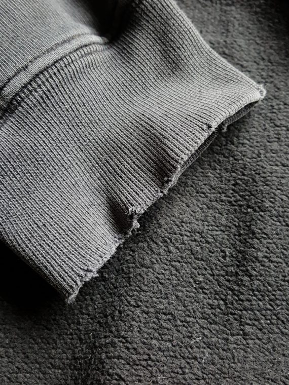 vintage Rick Owens DRKSHDW black zipper sweatshirt 112738(0)