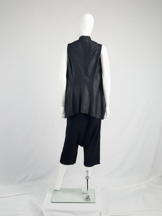 vintage Rick Owens GLEAM black harem trousers with extreme drop crotch fall 2010 114609