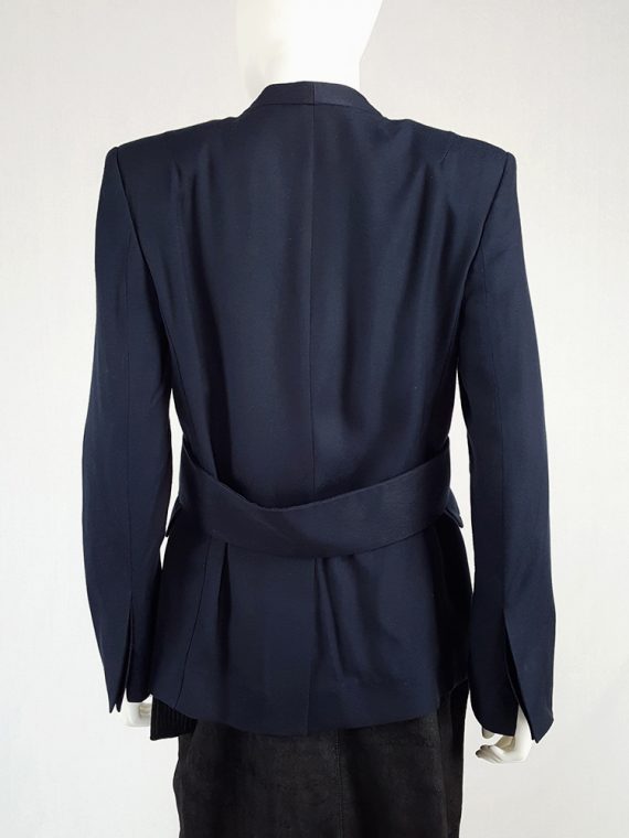 vintage Damir Doma blue minimalist blazer with open sides 141645(0)