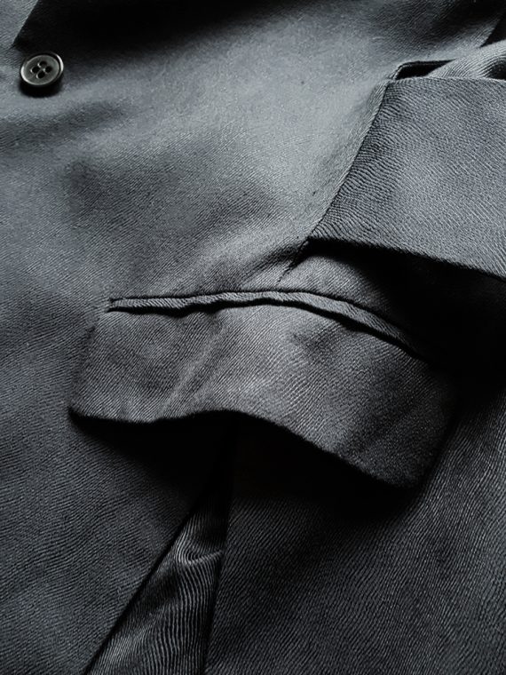 vintage Damir Doma blue minimalist blazer with open sides 183332