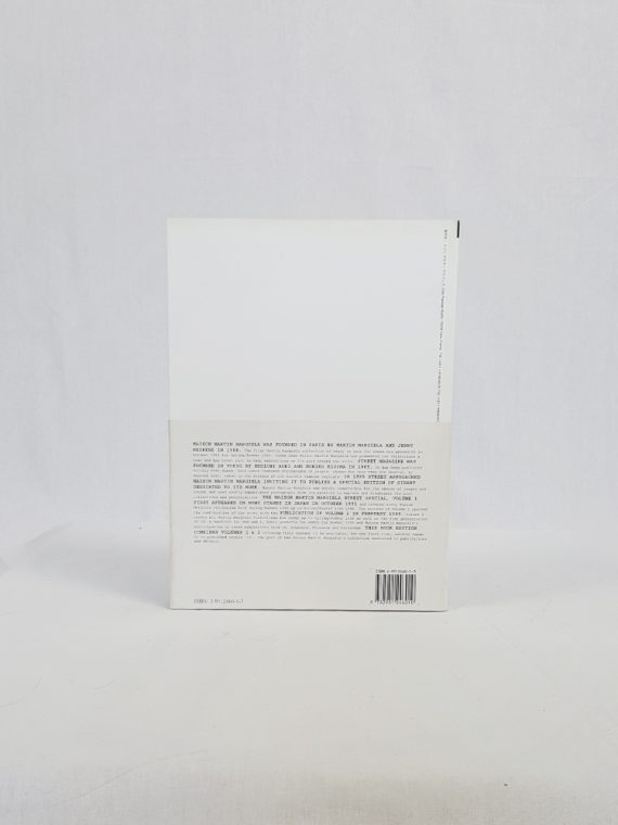 vintage Maison Martin Margiela 13 STREET book special edition volumes 1 and 2 november 1999 110104