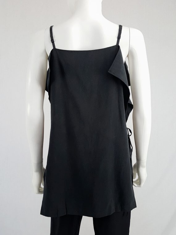 vintage Yohji Yamamoto black square top with open sides 4214