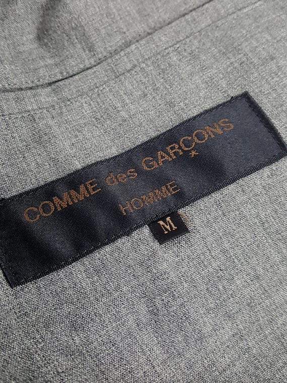 vintage Comme des Garcons Homme grey bomber jacket AD 1997 20332