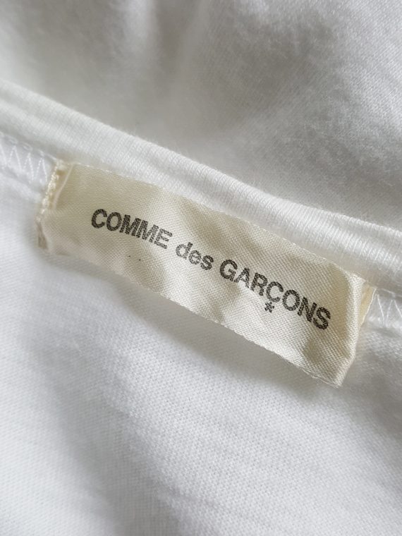vintage Comme des Garcons white vest with oversized braids spring 2003 111718(0)