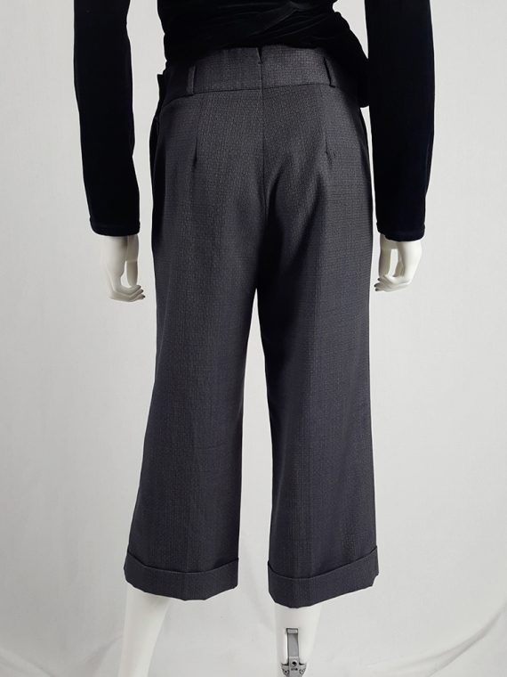 vintage Maison Martin Margiela replica blue 1930s ladys cropped trousers fall 2006 222812