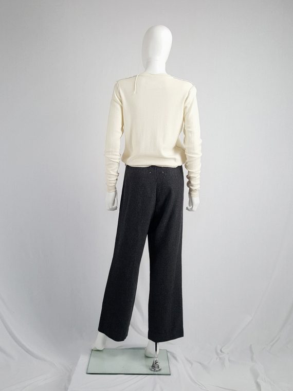 vintage Maison Martin Margiela brown trousers in exclusive fabric fall 2004 111825