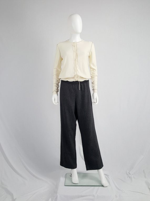 vintage Maison Martin Margiela brown trousers in exclusive fabric fall 2004 112010