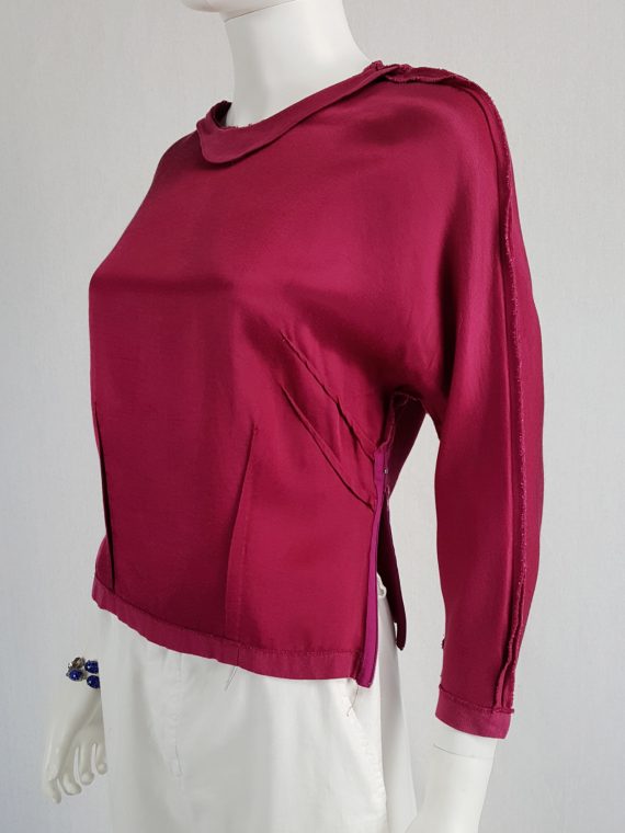 vintage Maison Martin Margiela pink jumper reproduction of a dress lining runway fall 1995 collection114242