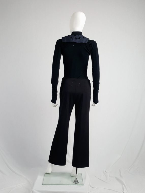 vintageMaison Martin Margiela black trousers with pulled waist spring 2000 114123
