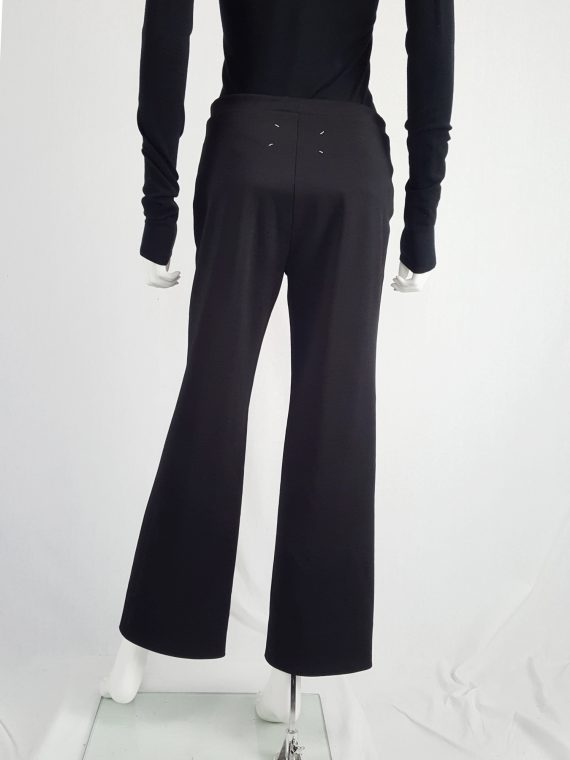 vintageMaison Martin Margiela black trousers with pulled waist spring 2000 114222