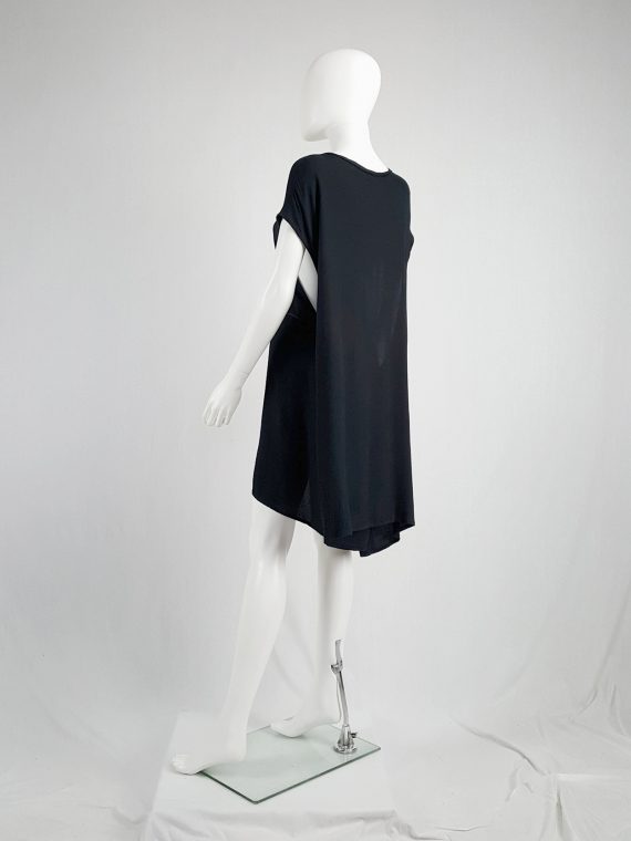 vintage Ann Demeulemeester black grecian dress with open sides 142536