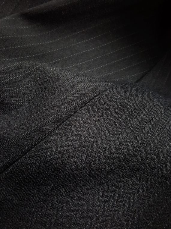 vintage Comme des Garcons Robe de chambre black curved skirt AD 1999134752