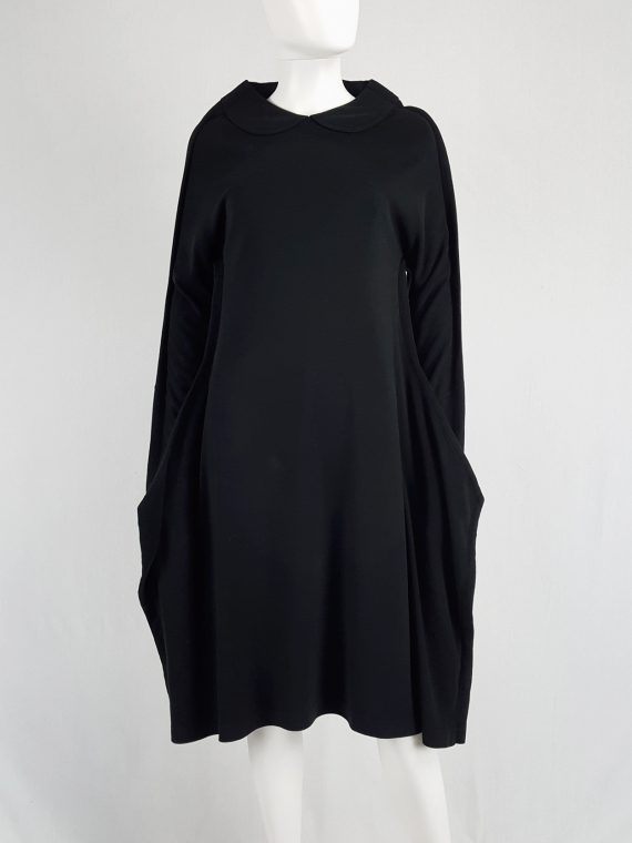 vintage Comme des Garcons black 2D circle skirt fall 2012 153003