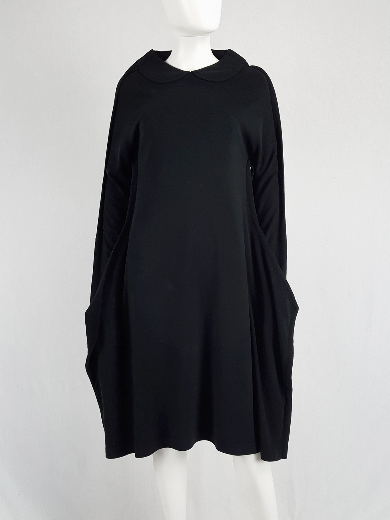 Comme des Garçons black 2D paperdoll dress — fall 2012 - V A N II T A S