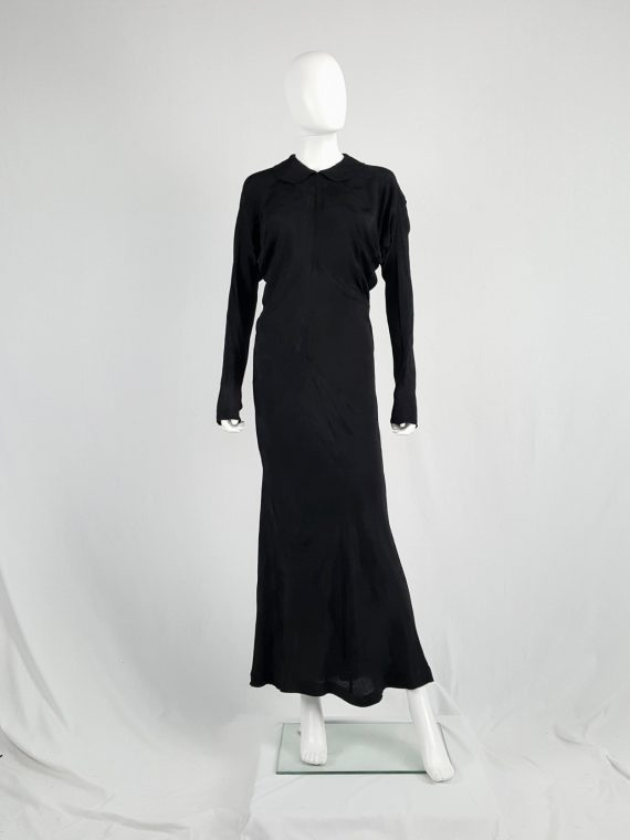 vintage Comme des Garcons black batwing maxi dress fall 1993 112611