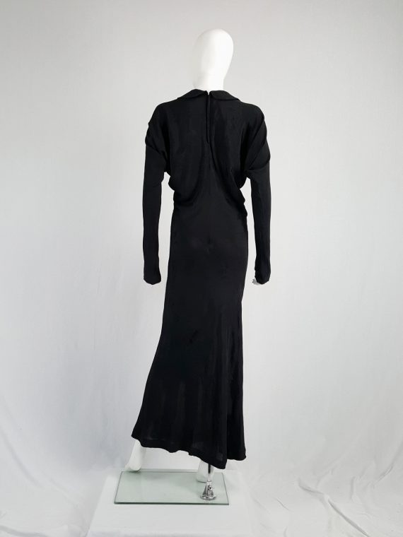 vintage Comme des Garcons black batwing maxi dress fall 1993 113040