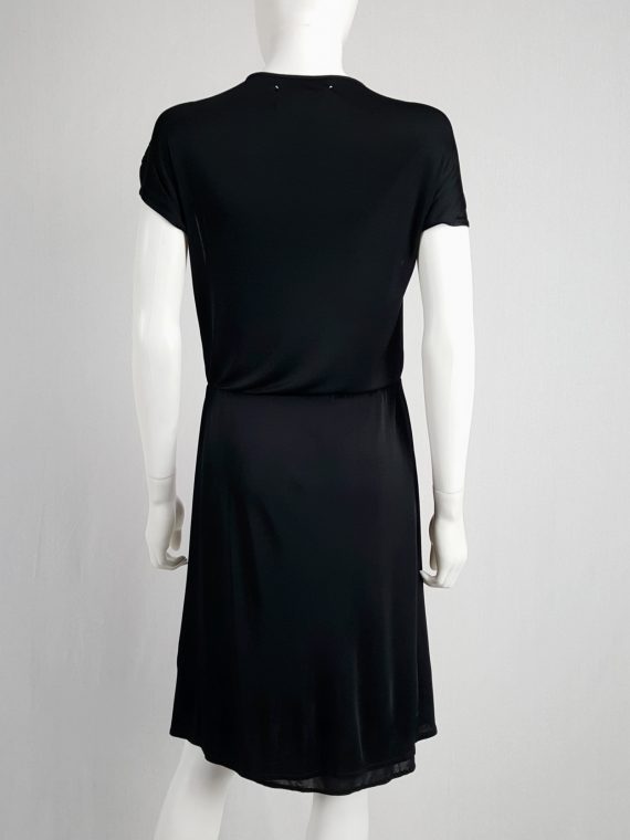 vintage Maison Martin Margiela black dress with strap across the chest spring 2007 152149