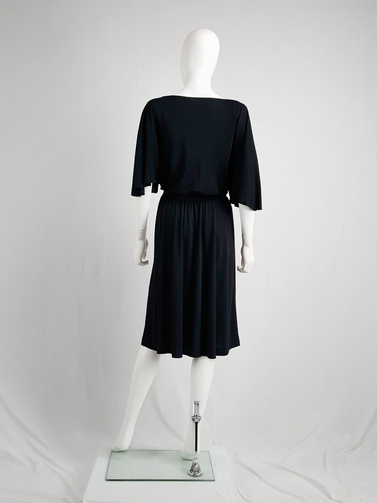 Maison Martin Margiela replica black 1980's batwing dress — fall 2005 ...
