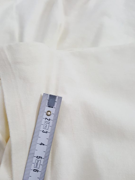 vintage Maison Martin Margiela white t-shirt with extra fabric flaps spring 2012 160532