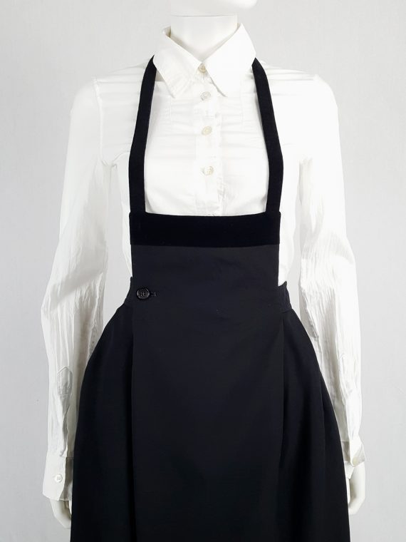 vintage archival Comme des Garcons black apron dress AD 1988115838