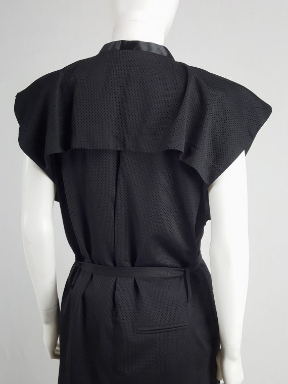 vaniitas vintage Haider Ackermann black sleeveless kimono vest 175949