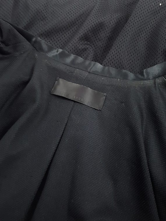 vaniitas vintage Haider Ackermann black sleeveless kimono vest 180025(0)
