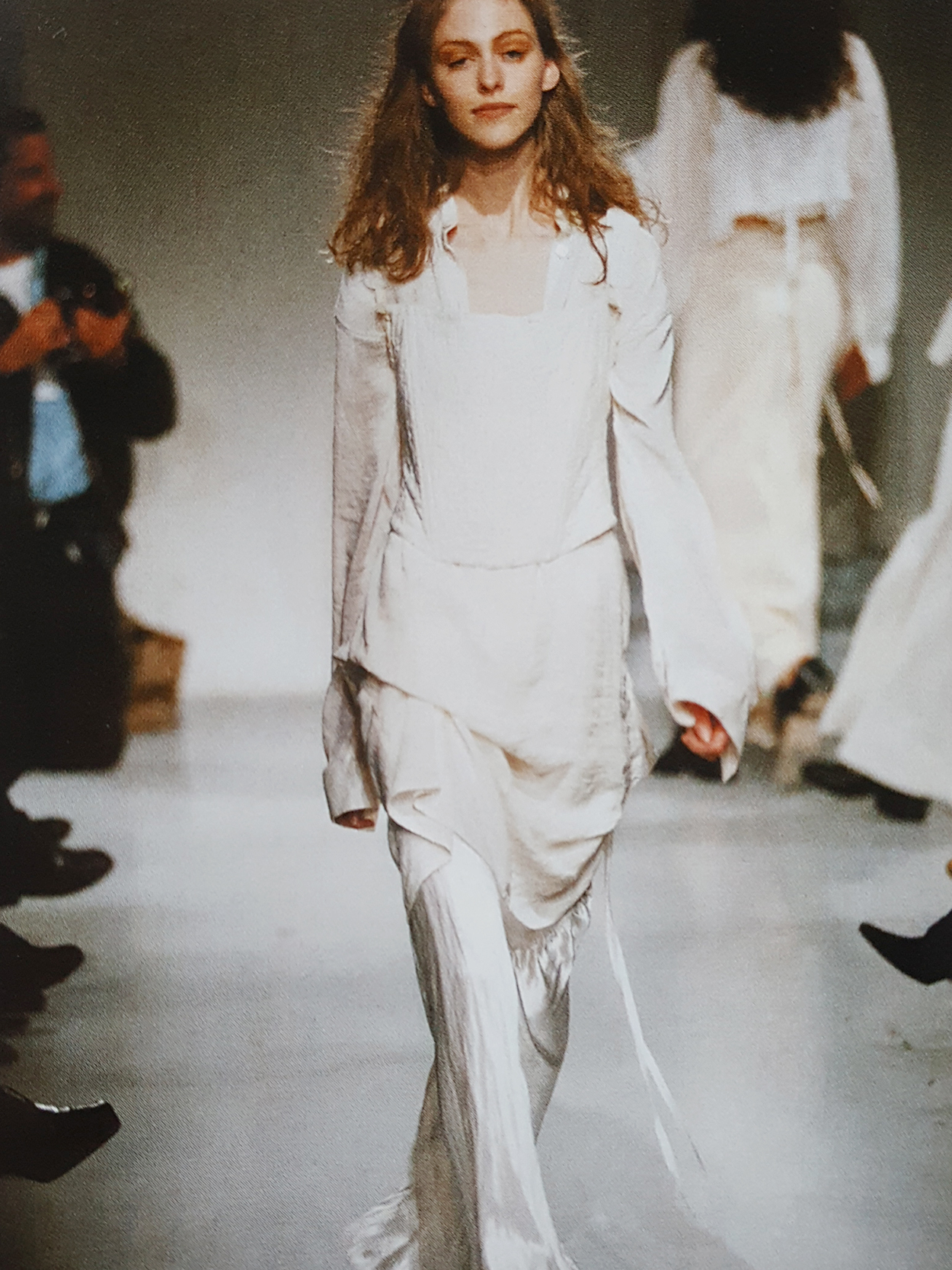 Ann Demeulemeester white draped oversized shirt — spring 1994 - V A N ...