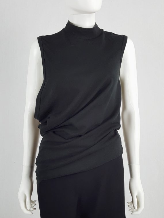 vaniitas Comme des Garçons black top stretched out on one side archive 1990 170834