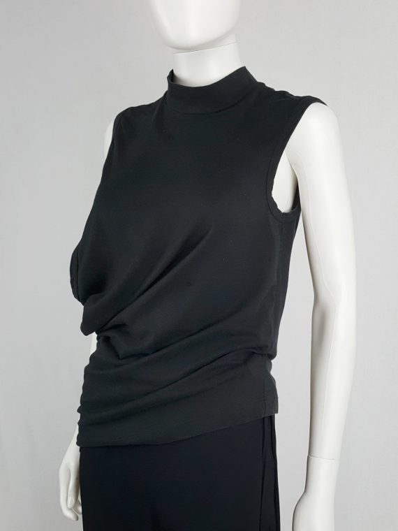 vaniitas Comme des Garçons black top stretched out on one side archive 1990 170851