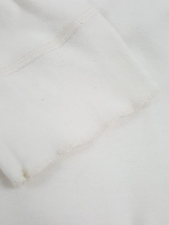 vaniitas Maison Martin Margiela white underwear-style leggings spring 1994 archive 145745