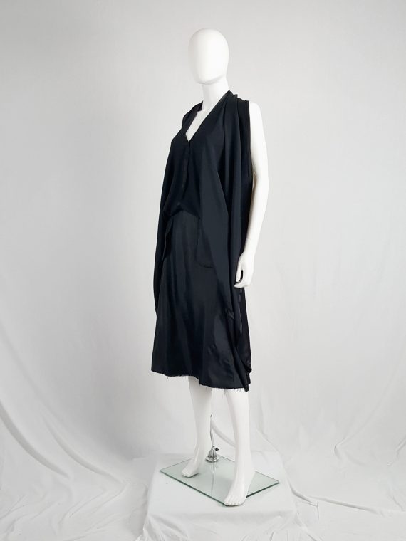 vaniitas vintage Maison Martin Margiela black transformable dress into skirt runway spring 2003 133600