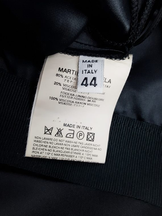 vaniitas vintage Maison Martin Margiela black transformable dress into skirt runway spring 2003 134530