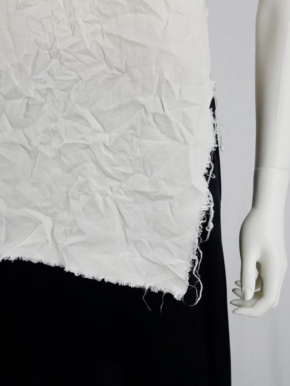 vaniitas vintage Maison Martin Margiela white wrinkled apron spring 1999 archive101015