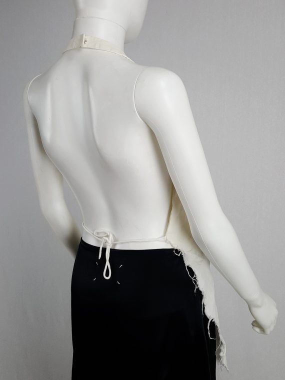 vaniitas vintage Maison Martin Margiela white wrinkled apron spring 1999 archive101252